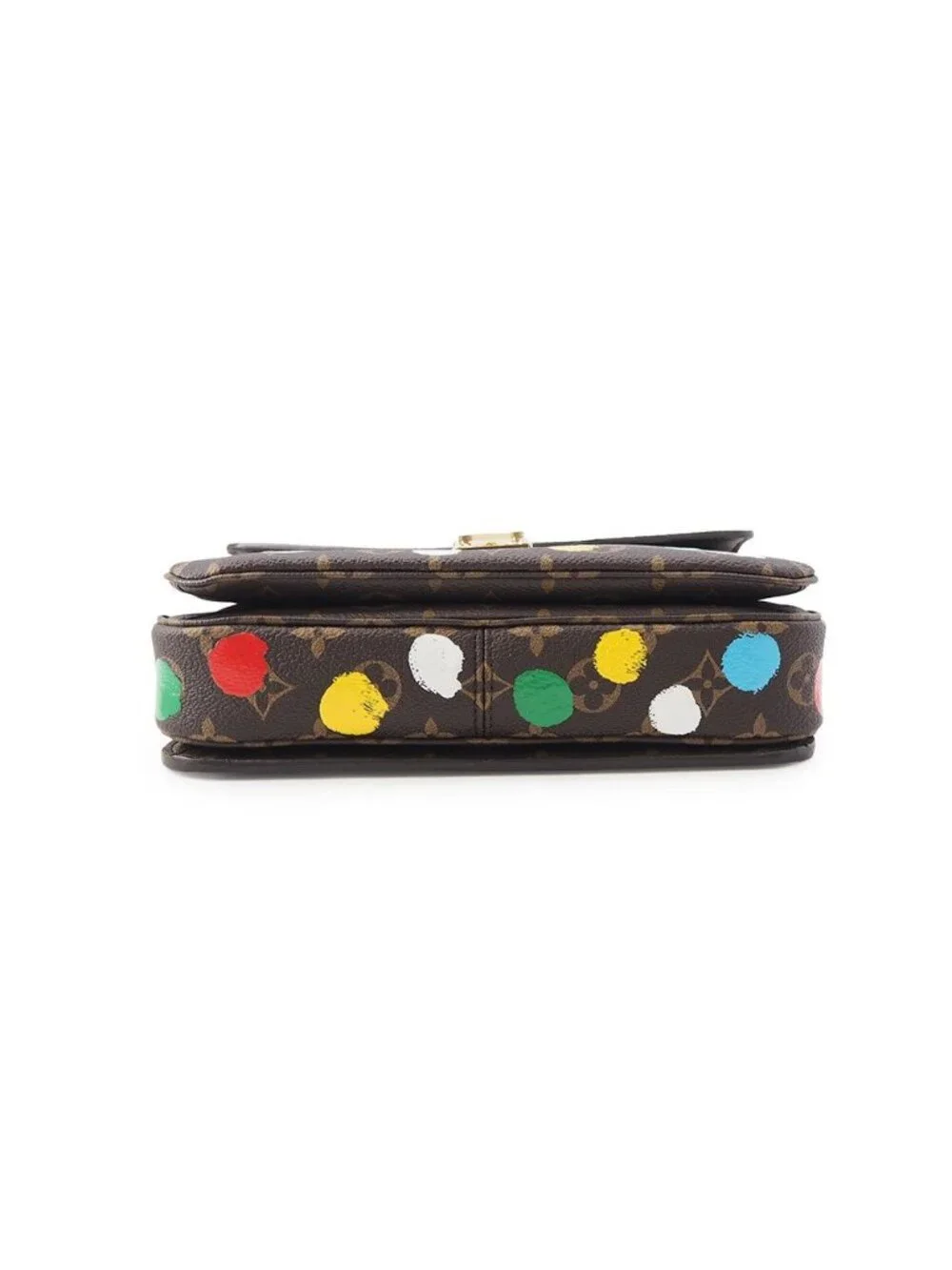 Louis Vuitton Handbag Monogram Painted Dot LV YK Pochette Metis MM Yayoi Kusama